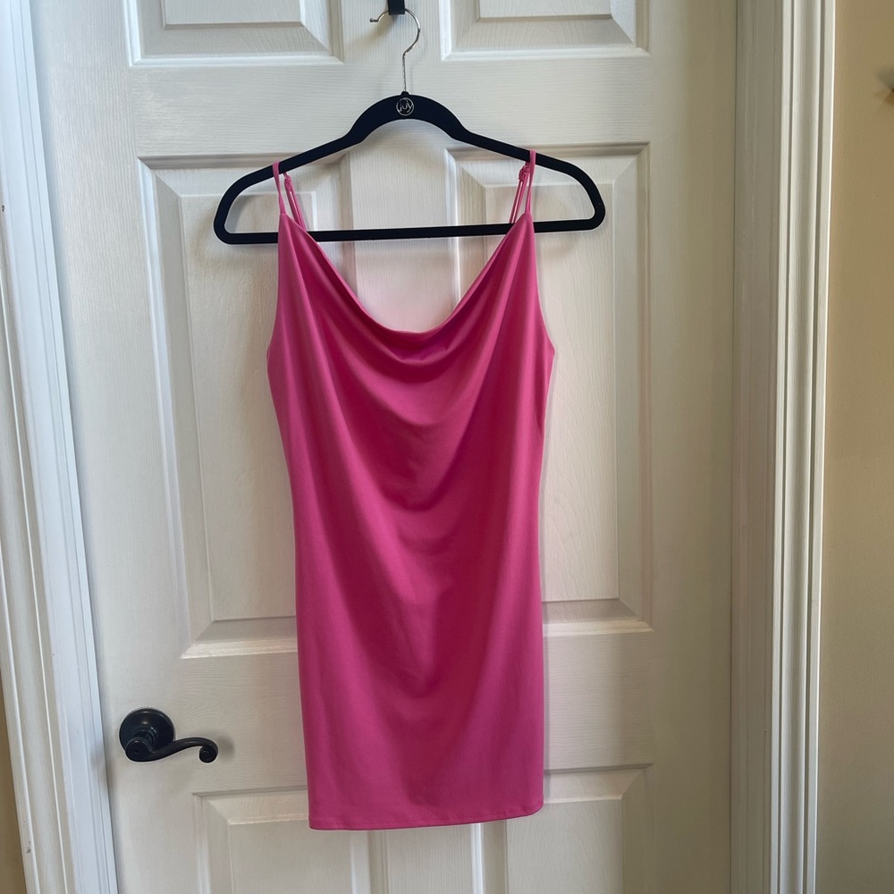 Pink Slip Dress